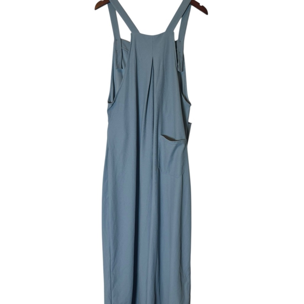 HALARA SBlue Wide-Leg Jumpsuit Pockets Waffle Casual Plus Size Overalls Size XL - Picture 8 of 8
